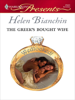 cover image of The Greek's Bought Wife